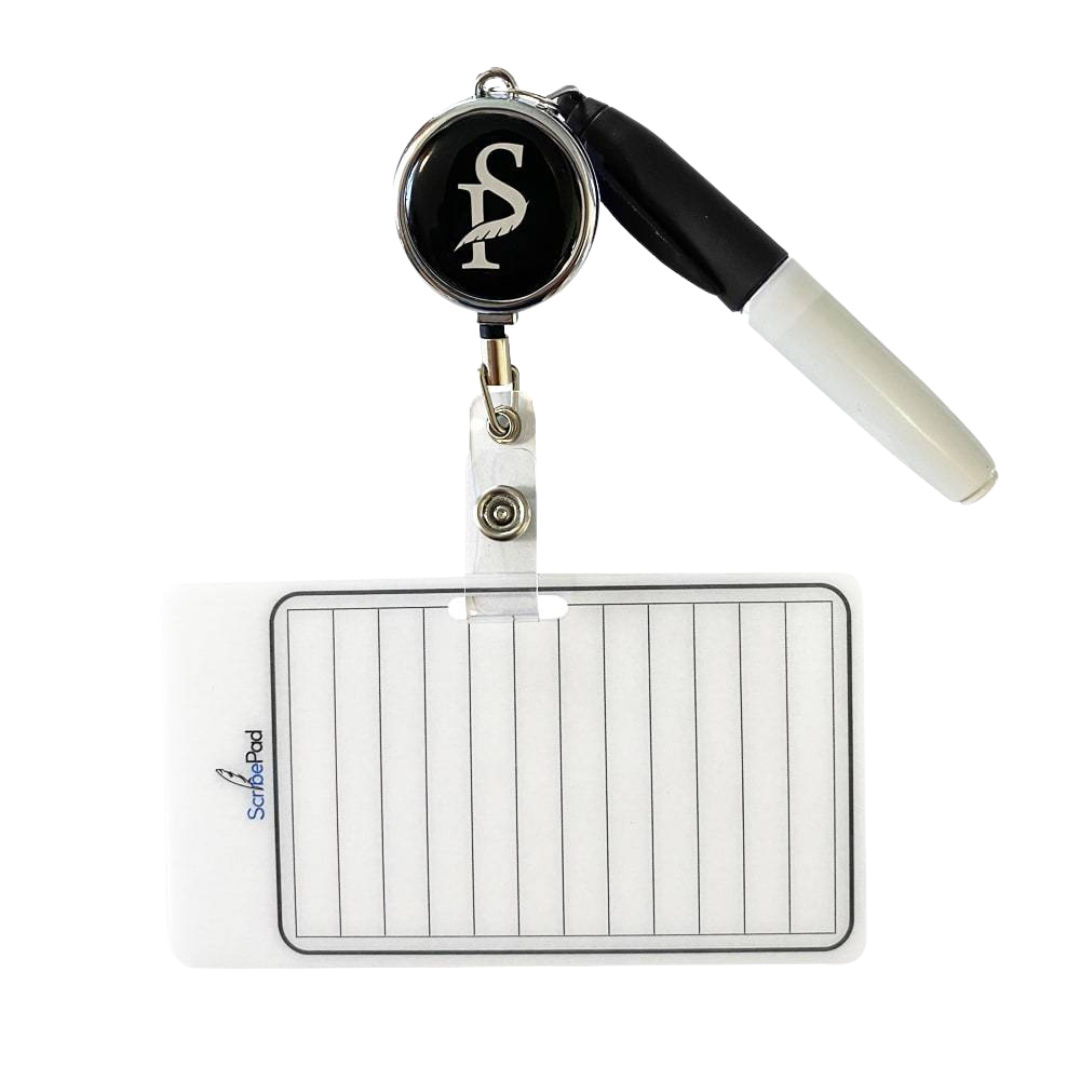 Scribepad & Mini Wet-erase Marker Bundle A Dry-erase Notepad
